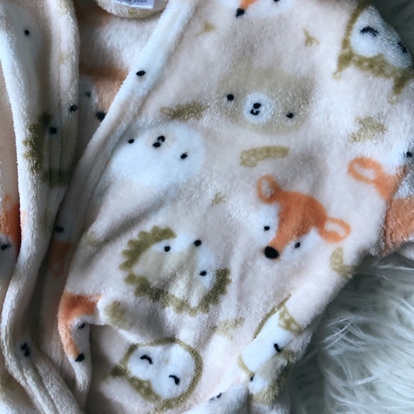Infant Bathrobe with Animal Print - Picture 2 of 3